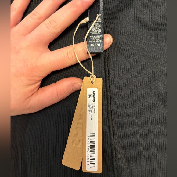 SKIMS Cotton Rib Legging - Black / Soot - Brand New in package - Picture 8 of 9